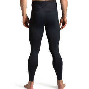 Leggings Deportivos Ligeros y Transpirables para Hombre, Corte Ajustado, Compresión Atlética, Cintura Elástica, Material de Poliéster/Algodón para Gimnasio - Product Image 4