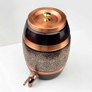 Disfrute de los Beneficios Tradicionales del Bienestar con este Elegante Dispensador de Agua de Cobre Ecológico de Doble Pared. Compre Directamente del Proveedor - Product Image 4