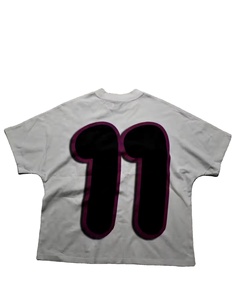 Fabricante personalizado peso pesado desgastado 100% algodón 250 Gsm Cropped Boxy Fit camiseta de gran tamaño Boxy Drop Shoulder camiseta - Product Image 6