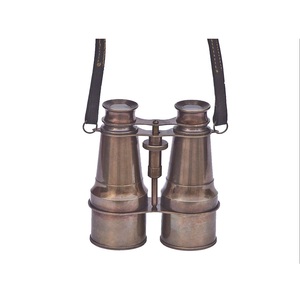 Binoculares náuticos de latón antiguo, redondos, de metal, estilo Art Deco, óptica marítima, venta al por mayor directa de fábrica, precio económico - Product Image 3