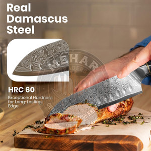 Design Your Product Custom Style Damascus <b>Kitchen</b> <b>Knife</b> Set New Arrival Damascus <b>Kitchen</b> <b>Knife</b> Set - Product Image 4