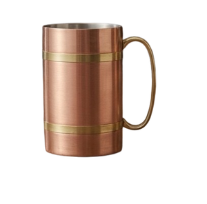 Medium Size Metal Handle <b>Large</b> Selling Copper <b>Mug</b> Drinkware Cocktail Serving <b>Mug</b> for Home Metal Julep Cup for Crushed Ice - Product Image 2