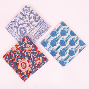 Indian Traditional Print Neckerchief Eco-Friendly Natural Dye Bandana Trendy Everyday Hair <b>Accessory</b> For Unisex Pets Wraps - Product Image 4