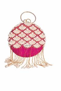 กระเป๋าคลัทช์สำหรับงานปาร์ตี้ผู้หญิง ดีไซน์หรูหรา ประดับด้วยลูกปัด เหมาะสำหรับงานแต่งงาน งานเฉลิมฉลอง และชุดพื้นเมือง - Product Image 5