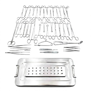 Juego de instrumentos quirúrgicos de apendicectomía y hernia de alta calidad, herramienta quirúrgica médica de 74 piezas de REEAX ENTERPRISES - Product Image 1