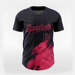Nueva Llegada, Jersey de Béisbol Personalizado Sublimado para Hombre, Cuello Redondo con Botones, Jersey de Béisbol Sublimado Personalizado - Product Image 2