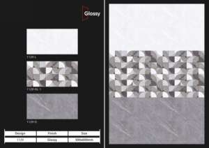 กระเบื้องเซรามิกผนังแบบสะท้อนแสงพรีเมียม ขนาด 30x60 ซม. 300x600 มม. สำหรับตกแต่งภายในห้องน้ำและห้องครัวอย่างมีสไตล์ - Product Image 4