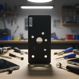 Carcasa Trasera de Repuesto Negra para Samsung Galaxy A7 2018 A750F - Product Image 1