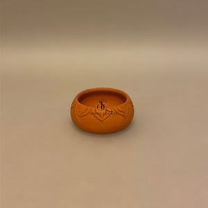 Natural Wooden Bakhoor Burner Set Handmade Arabic Oud Incense Holder Bowl With Carved Flower Pattern For Burn Incense Use - Product Image 3