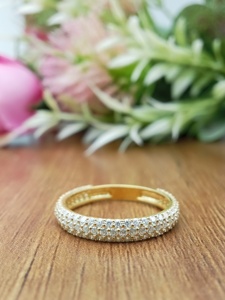 Anillo de Compromiso y Boda D'VINS JEWELS, Diseño Redondo Moderno, Corte Brillante, Color D, Blanco, Plateado, Dorado, Certificado - Product Image 1