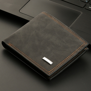 Personalized Genuine Leather <b>Wallet</b> Handmade Slim Bifold Open Fold Closure Short Length Eco-Friendly Unisex <b>Cash</b> Royal Fashion - Product Image 4