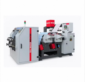 Máquina Cortadora y Rebobinadora de Papel Térmico con Unidad de Impresión Flexográfica de Dos Colores, Sistema de Procesamiento Industrial de Alta Velocidad - Product Image 1