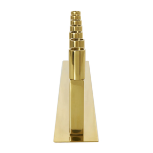 Modern Brass <b>Candle</b> Stand With Seven White <b>Candles</b> For Home Decoration At <b>Cheap</b> Price - Product Image 3