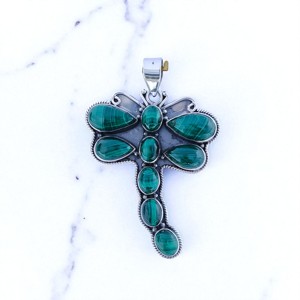 Light Weight Handmade Design <b>Malachite</b> 925 Silver Pendants <b>Malachite</b> Gemstone Accessories Fine Jewelry Wholesale Price Pendants - Product Image 1