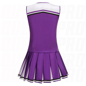 Costume de Cheerleader pour Femme, Tenue de Cheerleading, Uniforme Scolaire, Déguisement de Fête d'Halloween pour Adulte, Robe Sportive Sexy, Cosplay Fantaisie pour Jeu - Product Image 3
