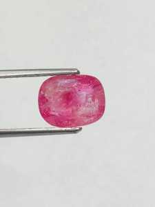 Rubis naturel de Birmanie (non chauffé) en corindon, pierre précieuse de qualité supérieure, taille ovale, pour la fabrication de bagues ou de pendentifs (usage astrologique) - Product Image 2