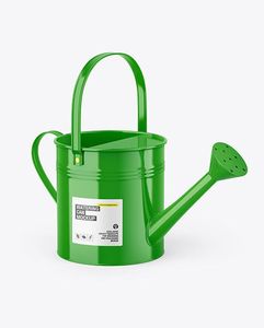 Arrosoir décoratif moderne en métal avec surface émaillée imprimée, léger et durable pour les besoins de jardinage intérieur et extérieur - Product Image 5