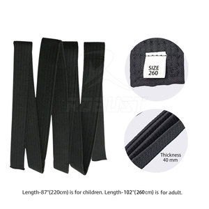Ceinture de karaté en coton léger de qualité supérieure - Meilleure vente au prix de gros, tailles et couleurs personnalisables - Product Image 2