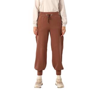 Femmes à la mode taille haute cloche bas survêtement personnalisé marque Streetwear vente en gros Bangladesh jambe large Cargo Logo Yoga - Product Image 4