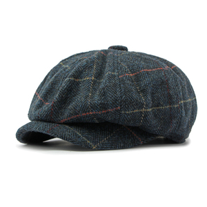 Gorra de Pana Premium al por Mayor Estilo Retro Streetwear OEM Gorra Newsboy de Pana Gruesa Personalizada Vintage - Product Image 3
