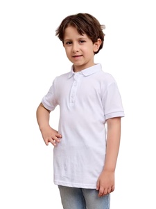 Boys Summer Jersey Print Breathable Eco-Friendly <b>Compressed</b> Quick Dry O-Neck Casual Short Sleeve Polo <b>Shirt</b> Made in Bangladesh - Product Image 3