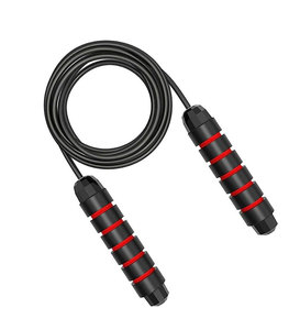 Cuerda de Saltar Ajustable de Alambre de Acero con Rodamientos de Bolas, Mango de Espuma, Sin Enredos, para Gimnasio y Entrenamiento en Casa - Product Image 1