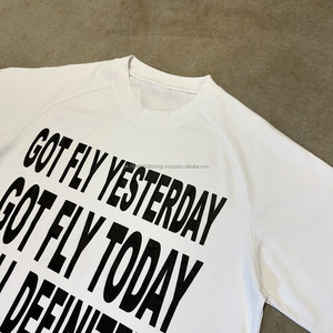 240 GSM luxe poids lourd surdimensionné T-Shirt pour hommes personnalisé goutte épaule Streetwear haute qualité coton lourd personnalisable - Product Image 4