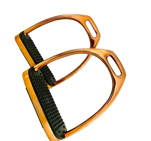 Nuevas estribas de equitación western personalizables y reutilizables, de hierro con base ancha cubierta de cuero, duraderas para animales grandes. - Product Image 2