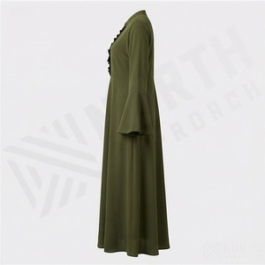 Abaya Islámica de la Mejor Calidad para Mujer en Venta al por Mayor, Último Modelo de Abaya Musulmana para Mujer de Alta Calidad y Cómoda, Nuevo Estilo - Product Image 3