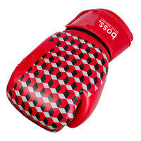 Gants de boxe personnalisés par sublimation, design imprimé, équipement rembourré résistant aux chocs pour l'entraînement de boxe et la remise en forme