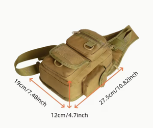 Tactical Bag <b>Outdoor</b> Travel Backpack Multi Pocket Durable Polyester Storage and Carrying Bag - Product Image 2
