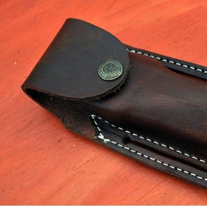 Cuchillo de Caza de Acero de Damasco con Hoja de Punta Caída y Mango Tallado, Cuchillo de Supervivencia para Exteriores, 1 Hoja Incluida - Product Image 5