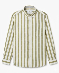 Camisa Clásica Casual a Rayas, Transpirable, de Verano, 100% Algodón, con Botones, ODM - Product Image 4