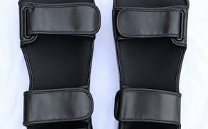 Espinilleras de Boxeo QST de Cuero PU con Cierre de Velcro, Protección Ligera para Adultos, para Entrenamiento de Boxeo - Product Image 5