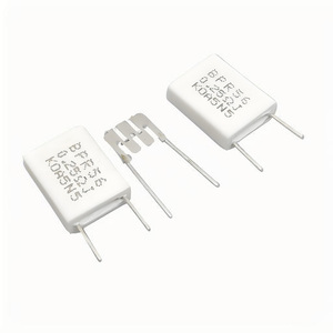 Résistance de ciment 5W 0.1R ~ 100K 1R 10 ohms <span class=keywords><strong>47R</strong></span> boîte à lumière LED boîte à lumière électronique résistance en céramique horizontale - Product Image 2