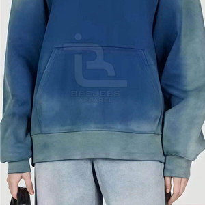 เสื้อฮู้ดดี้แบบแห้งเร็ว ระบายอากาศได้ดี ล้างสีแบบแอซิดวอช พิมพ์โลโก้ตามสั่ง คุณภาพสูง เสื้อฮู้ดดี้ผู้หญิงแบบล้างสีแบบแอซิดวอช - Product Image 6
