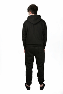 custom logo slim fit zip up tracksuit men blank fleece hoodie and <b>sweatpants</b> <b>set</b> wholesale multi color mens athletic jogging - Product Image 6