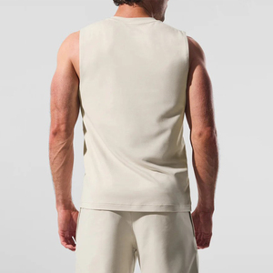 Débardeur de course pour homme, coupe droite, respirant, séchage rapide, en Spandex/Coton, avec logo personnalisé, haute qualité, meilleur prix, vente en gros - Product Image 3