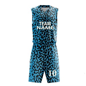 Ensemble d'uniformes de basketball personnalisés – Maillots de basketball de qualité supérieure et confortables, réversibles et respirants - Product Image 5