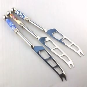 Stainless Steel <b>Cheese</b> <b>Knife</b> <b>Set</b> with Resin Handle 3 Piece Durable <b>Cheese</b> Tools for Serving - Product Image 1