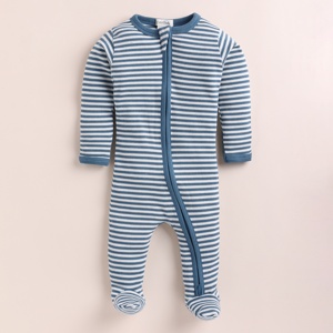 ชุดนอนแบบมีเท้าทำจากไม้ไผ่อีลาสเทนสำหรับเด็กผู้ชายวัยหัดเดิน - Product Image 1