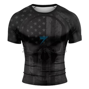 Zabex เสื้อกล้ามกีฬาสำหรับผู้ชาย, เสื้อกล้ามกีฬา MMA สำหรับผู้ชาย-สแปนเด็กซ์/ โพลีเอสเตอร์สำหรับเล่นกีฬา - Product Image 1