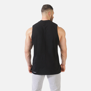 Wholesale Men Knitted <b>Tank</b> <b>Top</b> Summer Lightweight Soft Cotton Fabric Casual Shirt Custom Logo Printing Available All Colors - Product Image 3
