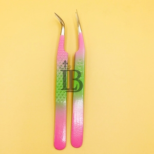 Offres Exceptionnelles : Pinces à Épiler Ombrées en Vison Écologique – Meilleures Ventes pour Extensions de Cils et Faux Cils (avec Logo) - Product Image 4