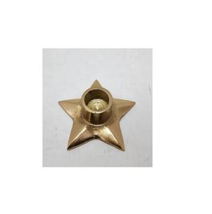 Bougeoir en aluminium, 10 pièces, support de bougie, finition en laiton, Style moderne, personnalisé, vente en gros - Product Image 1