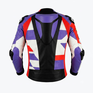 เสื้อแจ็คเก็ตหนังแท้สำหรับขี่มอเตอร์ไซค์ Johann Zarco MotoCP Rucati ทำจากหนังวัว/หนังจิงโจ้ ตัดเย็บตามขนาด พร้อมรูระบายอากาศ สำหรับแข่งรถ/เสื้อแจ็คเก็ตป้องกัน CE - Product Image 2