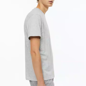 Camisetas de Hombre de Alta Calidad 100% Algodón, con Logotipo Personalizado, Cuello Redondo, Corte Normal, Ajuste Slim, Opciones de Tallas Grandes, Diseño Liso - Product Image 5