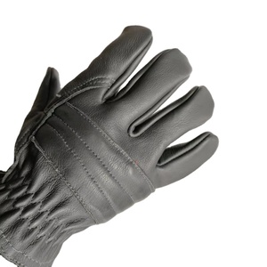 Gants de pompier à manches longues en cuir de vache haute visibilité Gants de travail de sécurité résistants à la chaleur - Product Image 2