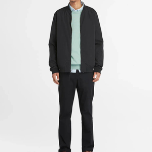 Sports Style Black Bomber <b>Coat</b> Zipper <b>Long</b> Sleeve Racing Jacket <b>Men's</b> Racing Jacket In Best Quality <b>Men</b> Bomber Jacket - Product Image 2