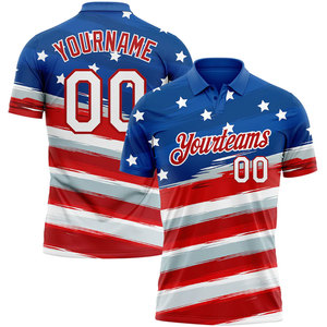 Custom Printed Sublimation Digital Full Print Golf Polo Shirts Embroidered Moisture-Wicking Performance <b>Bowling</b> Jerseys - Product Image 4